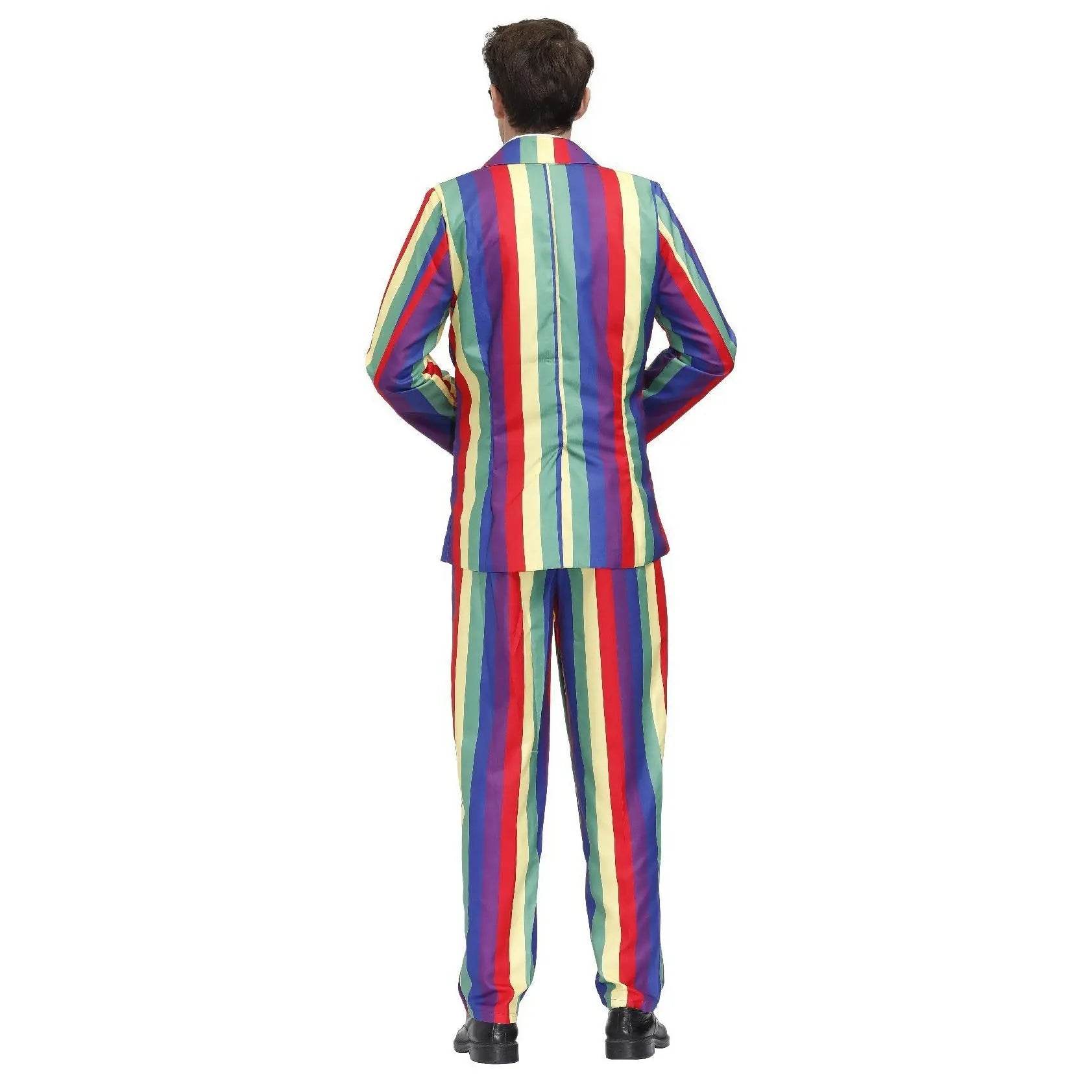 1980s Love Flower Print Suit 80s Costumes Cosplay Party Carnival - zzcosplay