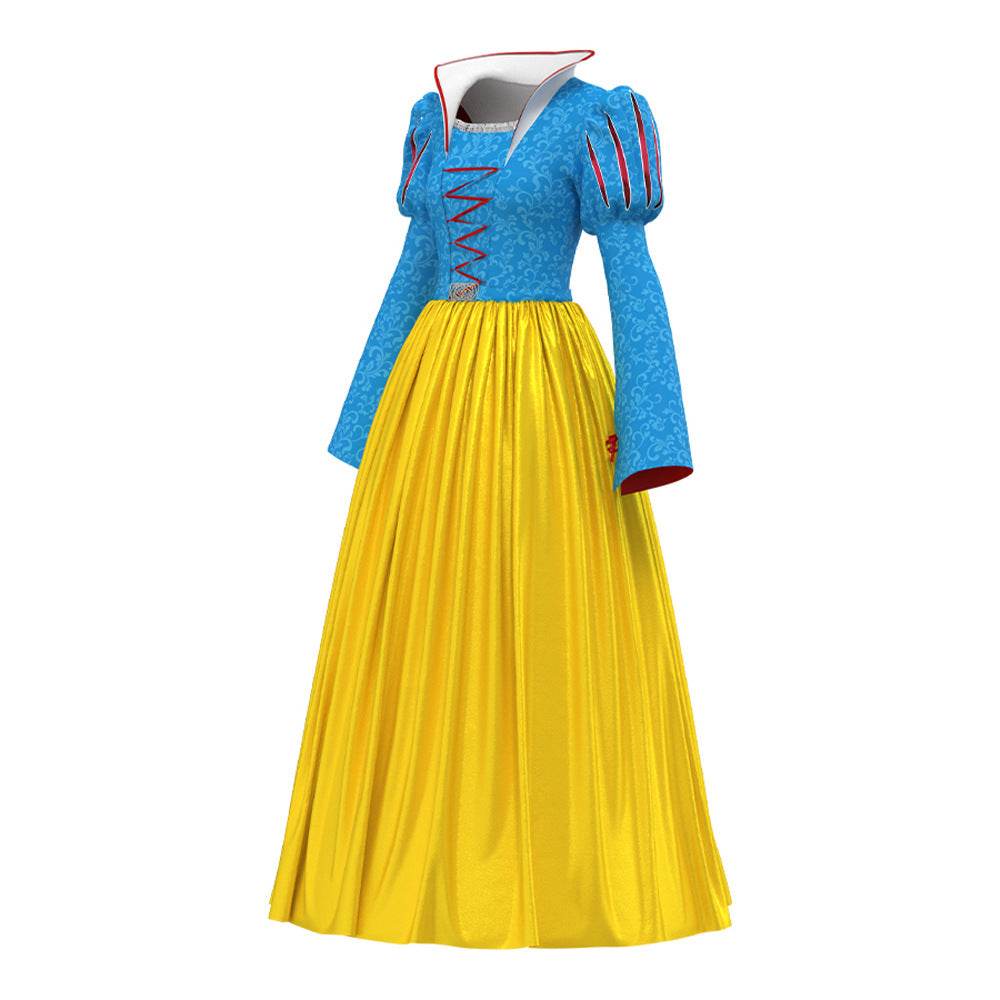 2025 Snow White Dress Cosplay Costume Halloween Party Carnival - zzcosplay