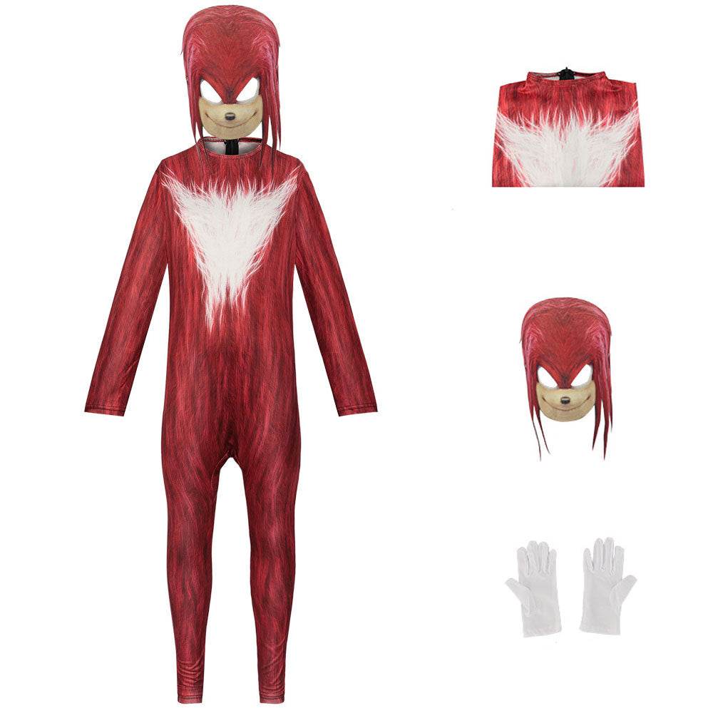 Sonic the Hedgehog Cosplay Costume Jumpsuit Kids Party Carnival - zzcosplay
