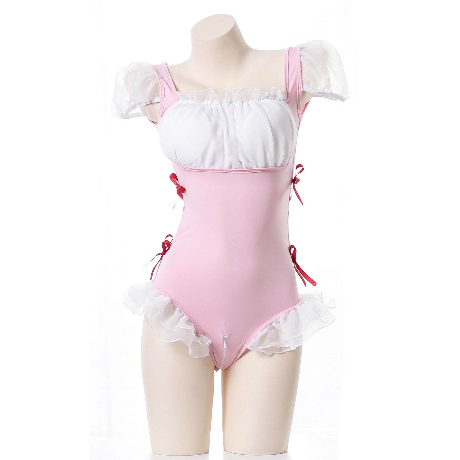 Lotus Leaf One-Piece Princess Maid Uniform Suit - zzcosplay