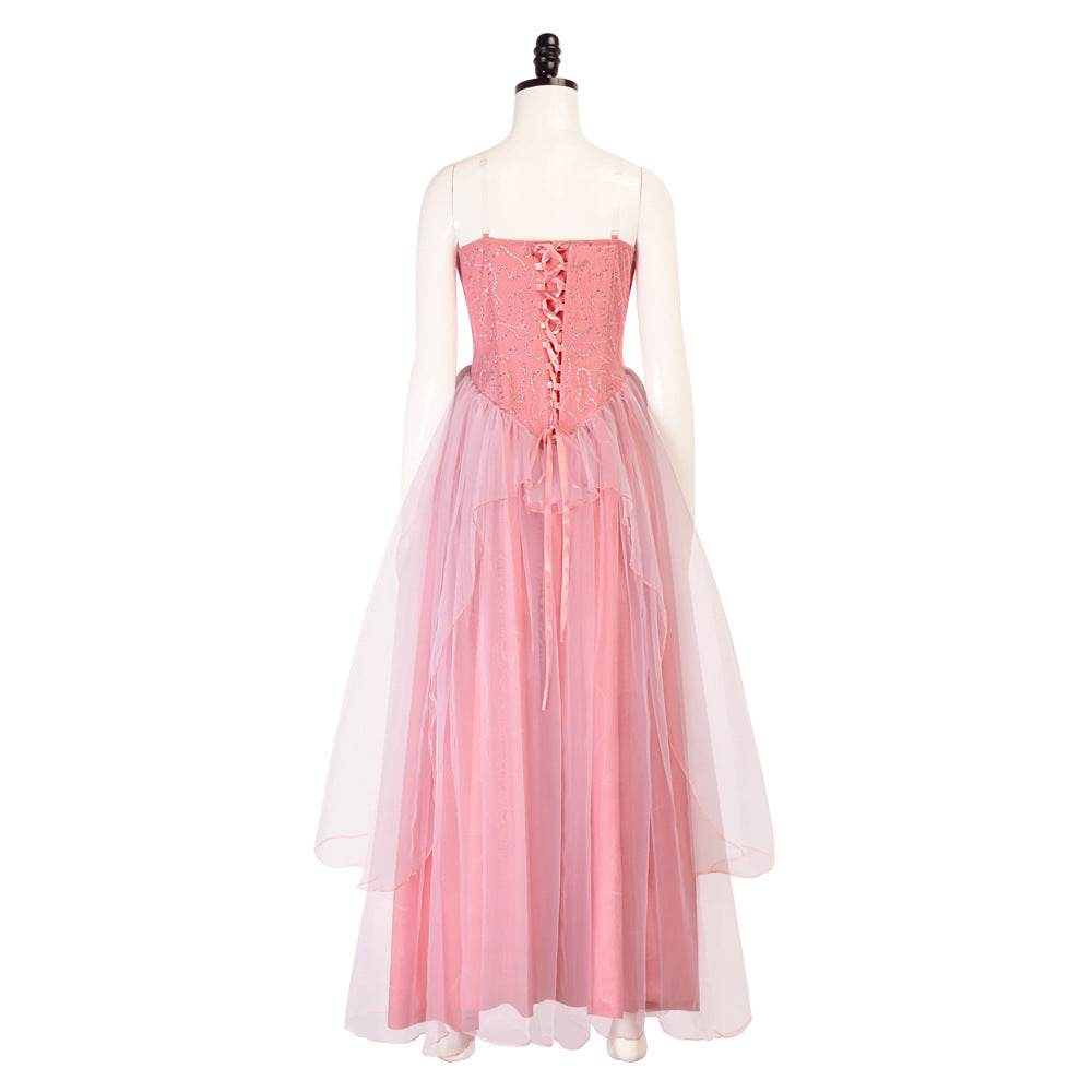 Wicked Glinda Pink Women Dress Outfit Carnival Cosplay Costume - zzcosplay