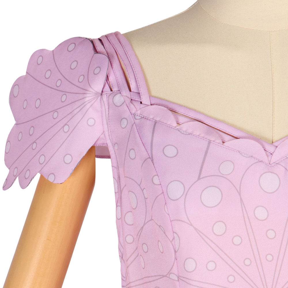 Wicked Glinda Women Pink Short Dress Outfit Carnival Cosplay Costume - zzcosplay