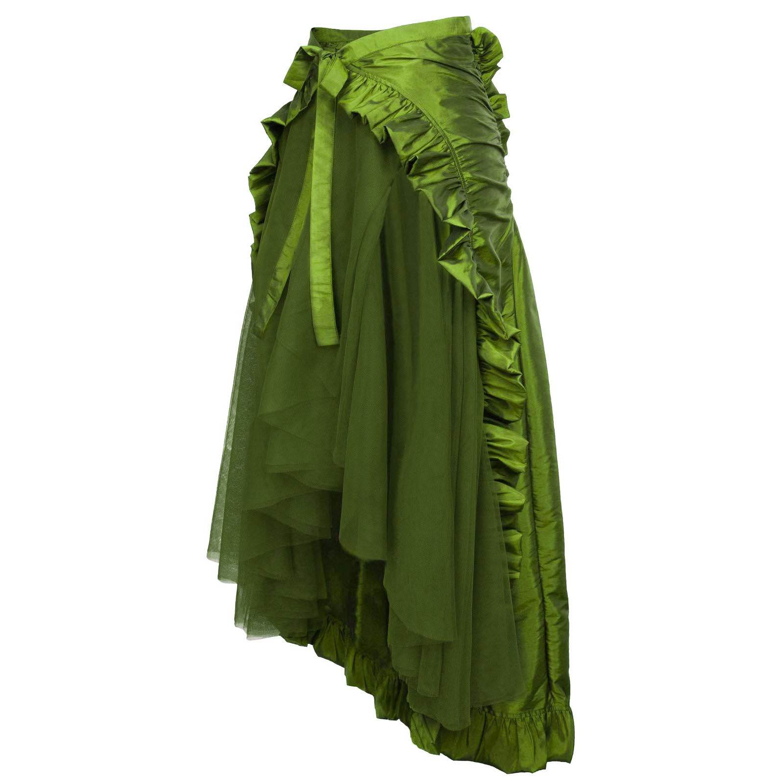 Medieval Women's Retro Style Pirate Waist Dance Skirt Dress - zzcosplay