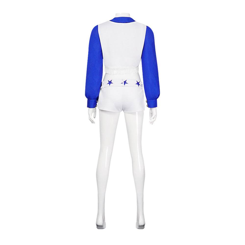 Dallas Cowboy Cheerleader Stage Star Costume For Women - zzcosplay