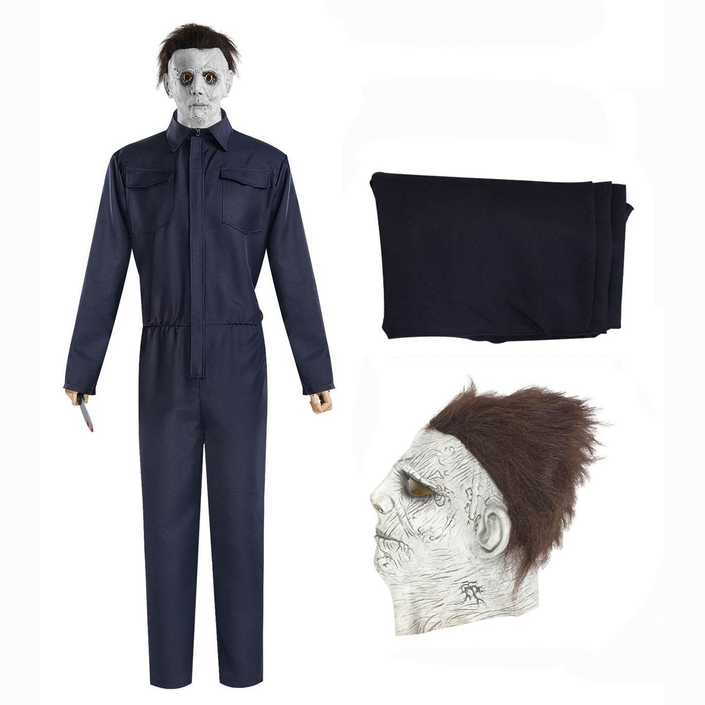 Halloween Michael Myers Costume Workwear Cosplay - zzcosplay