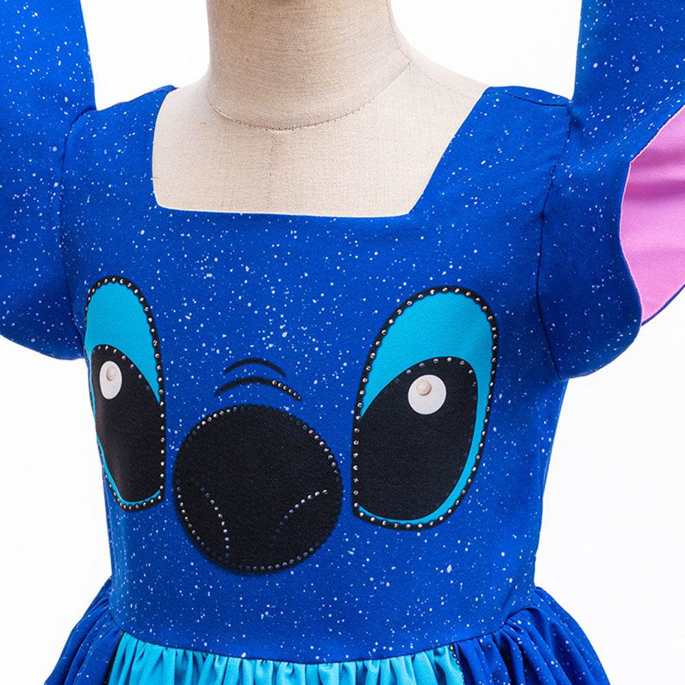 Stitch girls cute cosplay dress Costume tutu skirt Halloween - zzcosplay