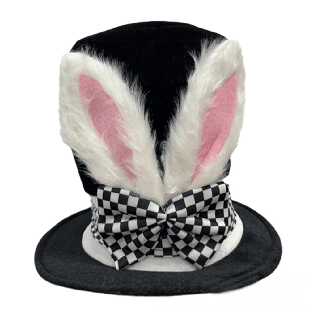 Easter hat props Easter costume plush bunny ears party dress up - zzcosplay