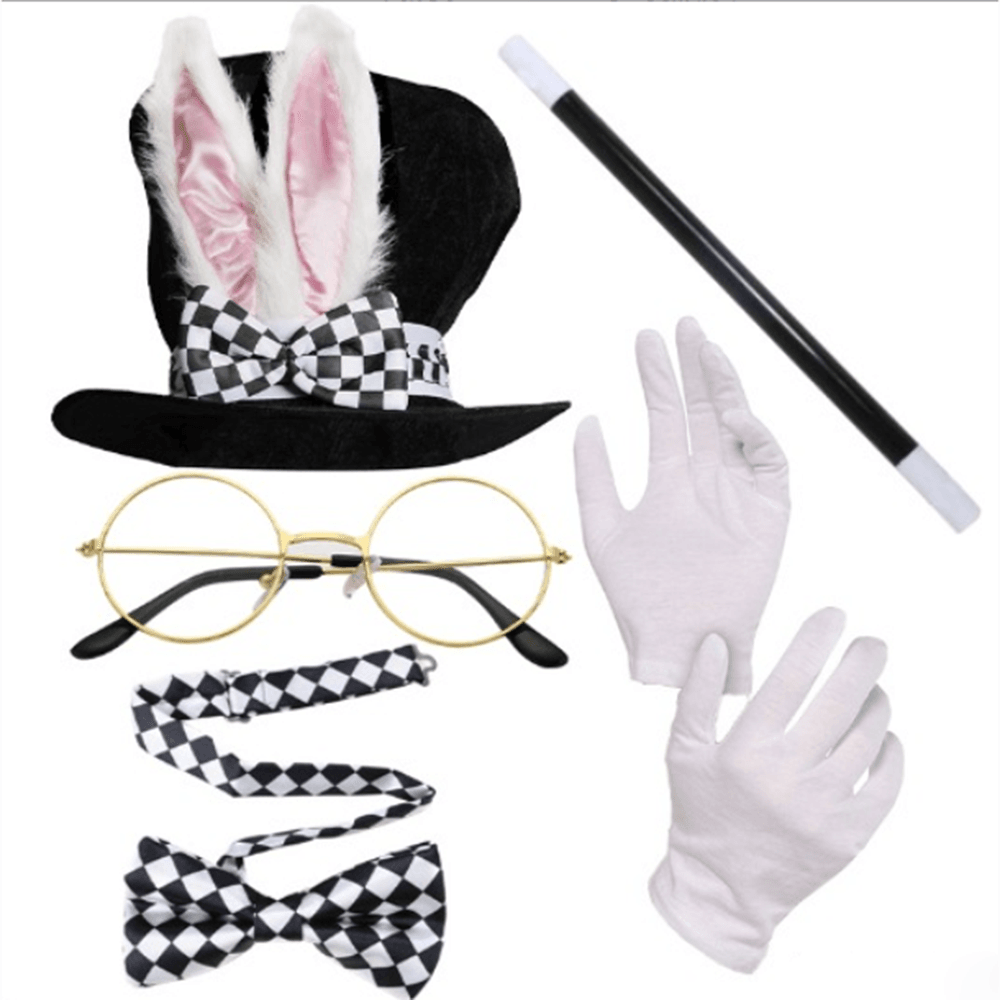 Easter hat props Easter costume plush bunny ears party dress up - zzcosplay