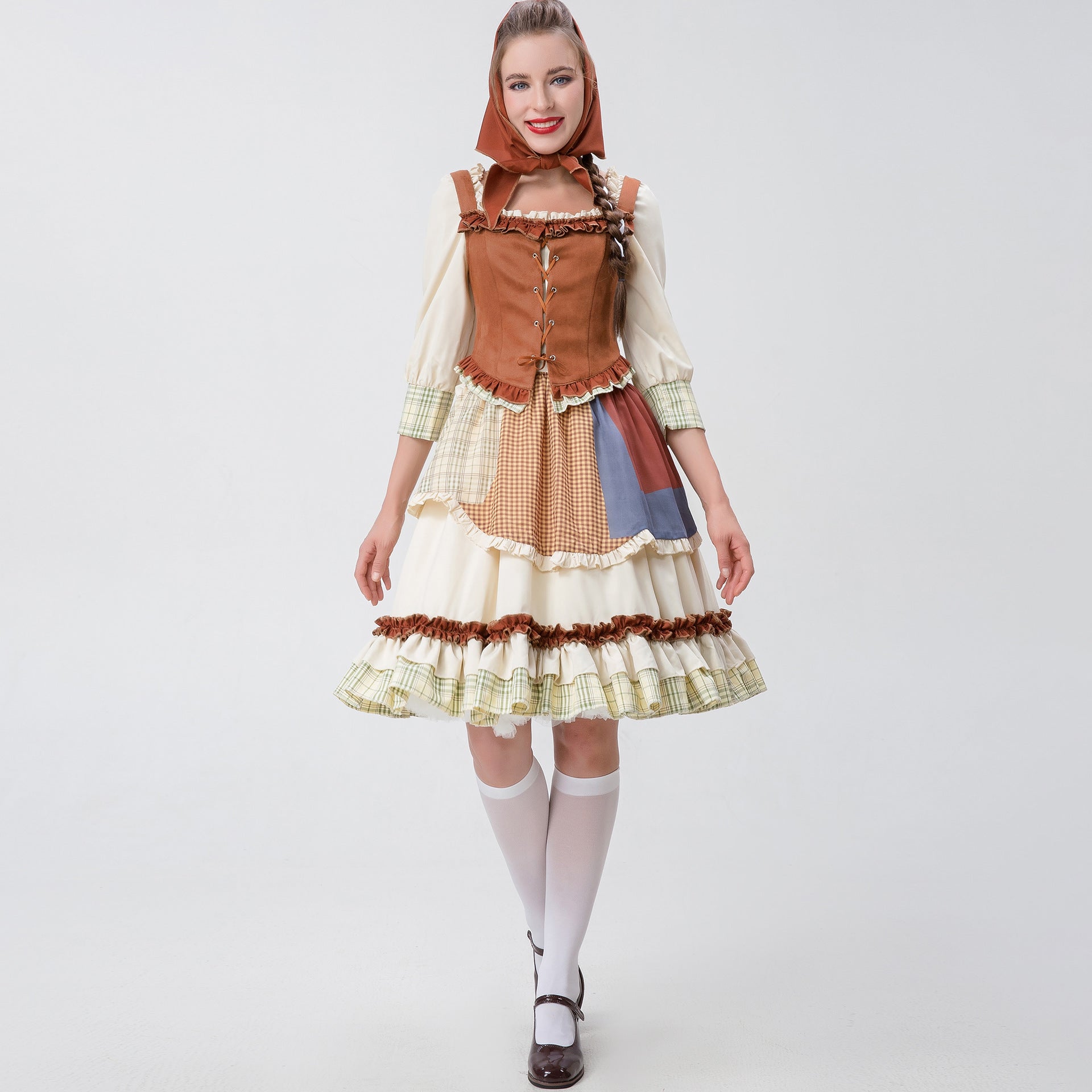 Little Red Riding Hood Halloween Dress Costume Maid Stage Suit - ZZCOSPLAY