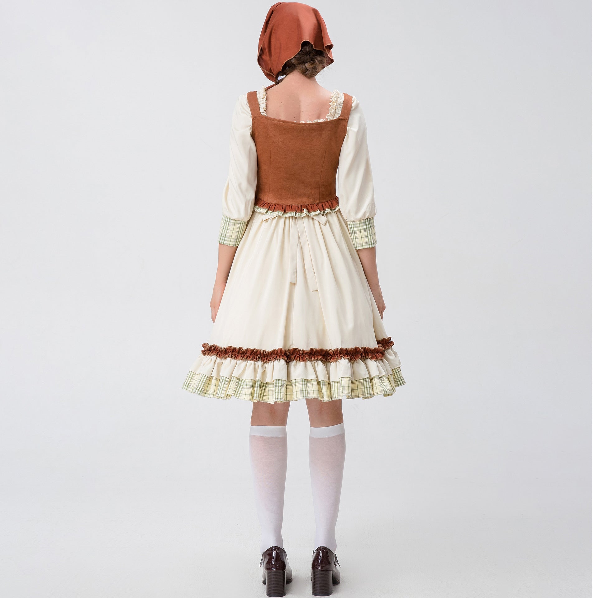 Little Red Riding Hood Halloween Dress Costume Maid Stage Suit - ZZCOSPLAY