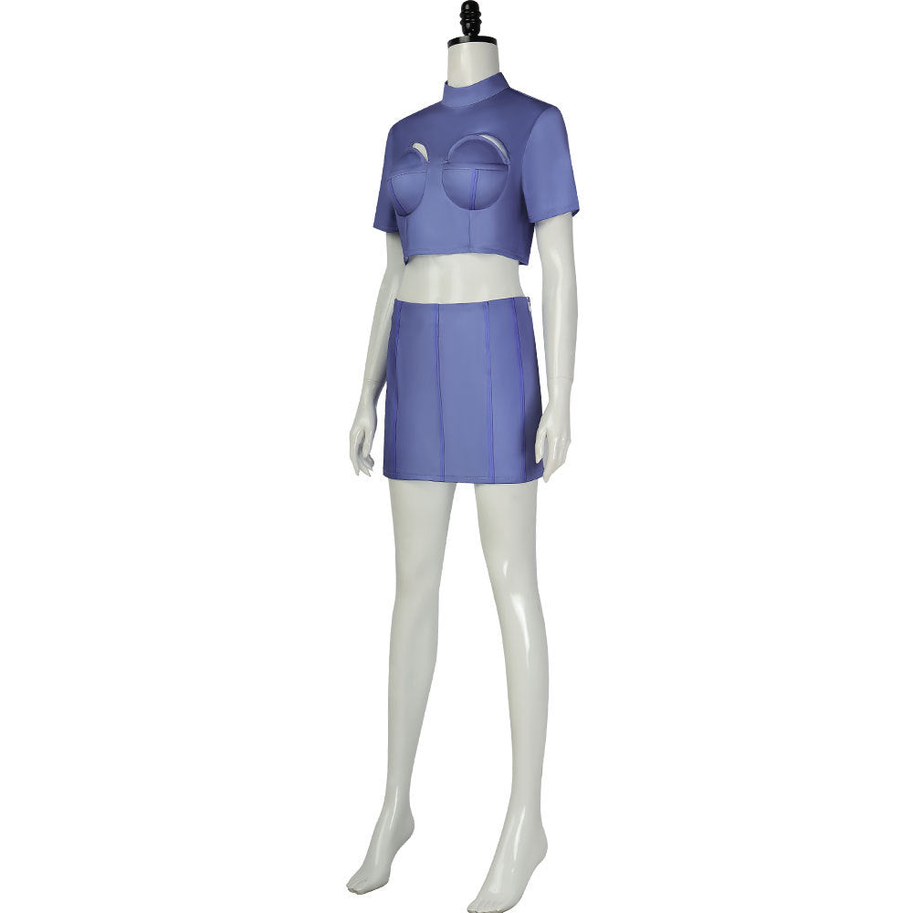 The Fifth Element Stewardess Lilu Cosplay Costume Halloween - ZZCOSPLAY
