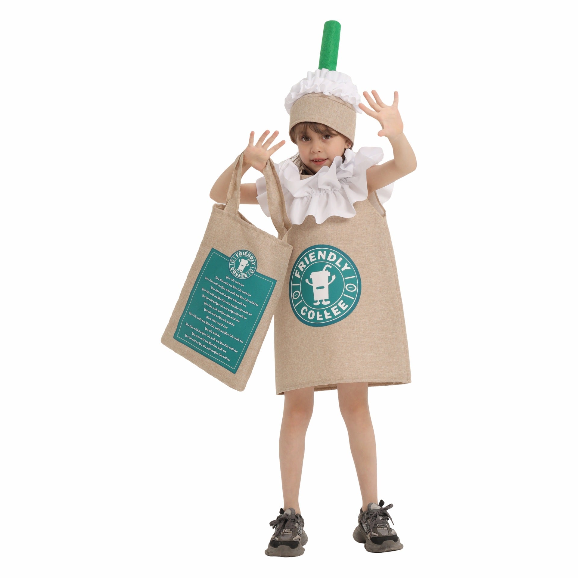 Frappuccino Coffee Costume - Kids - ZZCOSPLAY