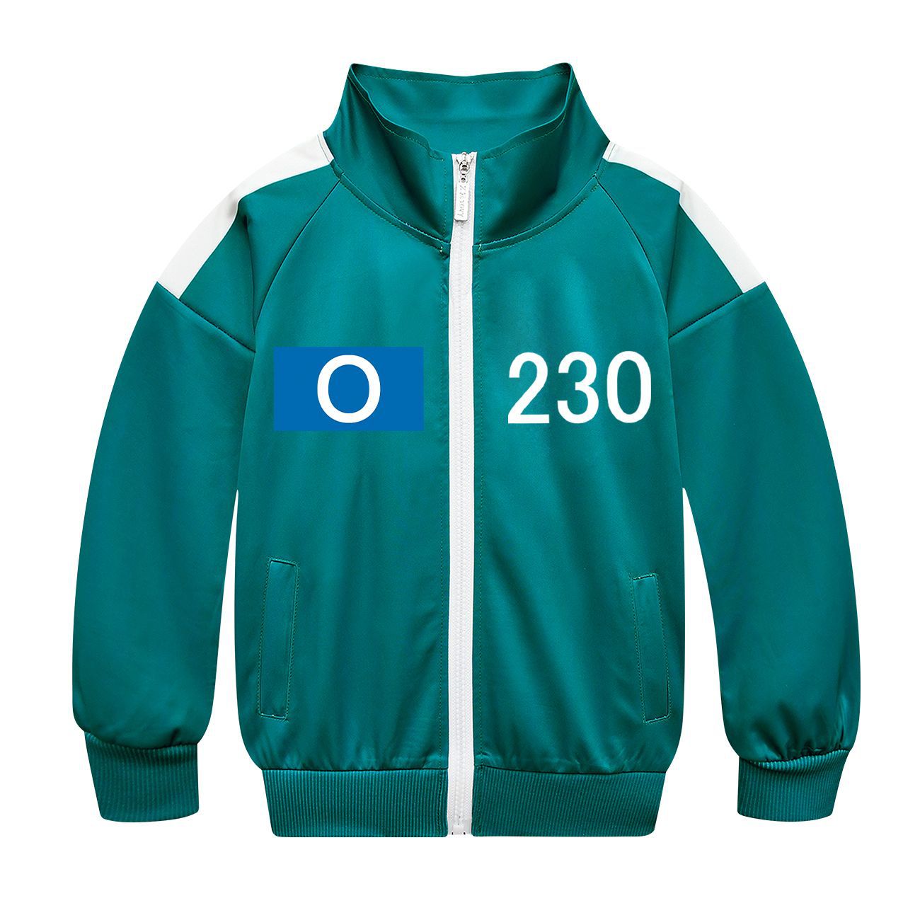 Adult Kids Players Tracksuit Game Costume Squid Cosplay Green Jacket Shirt - ZZCOSPLAY