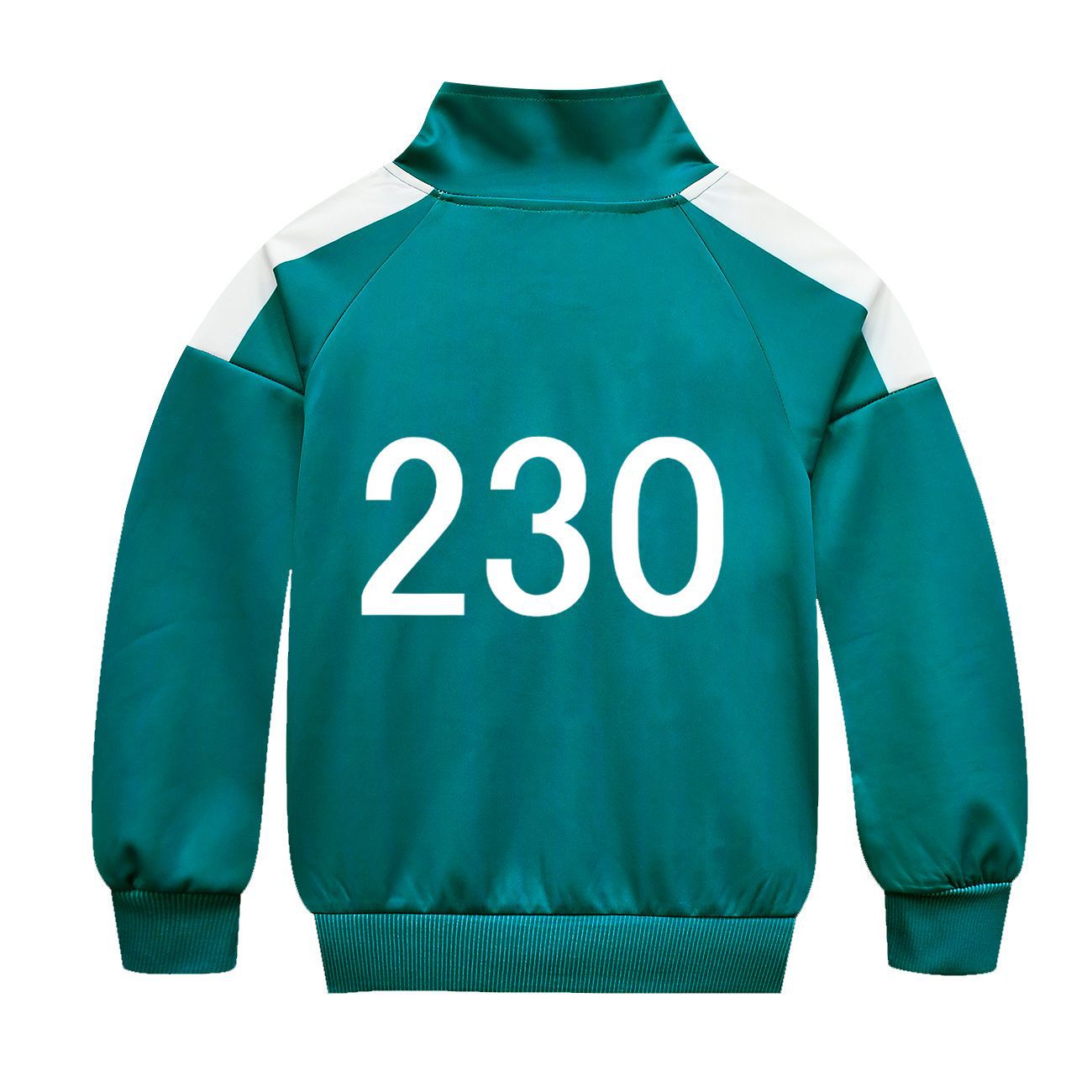 Adult Kids Players Tracksuit Game Costume Squid Cosplay Green Jacket Shirt - ZZCOSPLAY