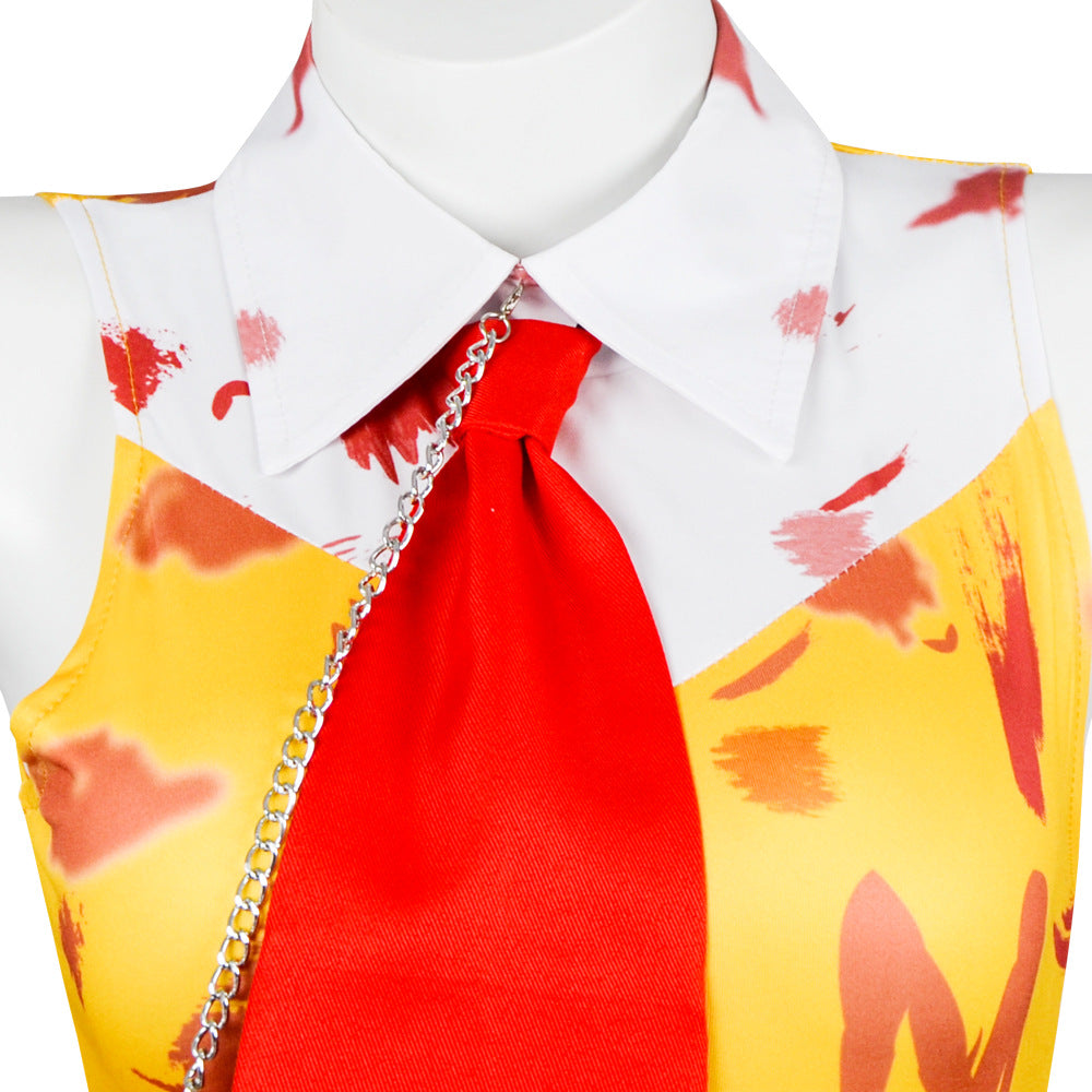 McDonald's Uncle Halloween Clown Costume Carnival Day Cosplay Jumpsuit Set Nightclub For Women Girl - ZZCOSPLAY