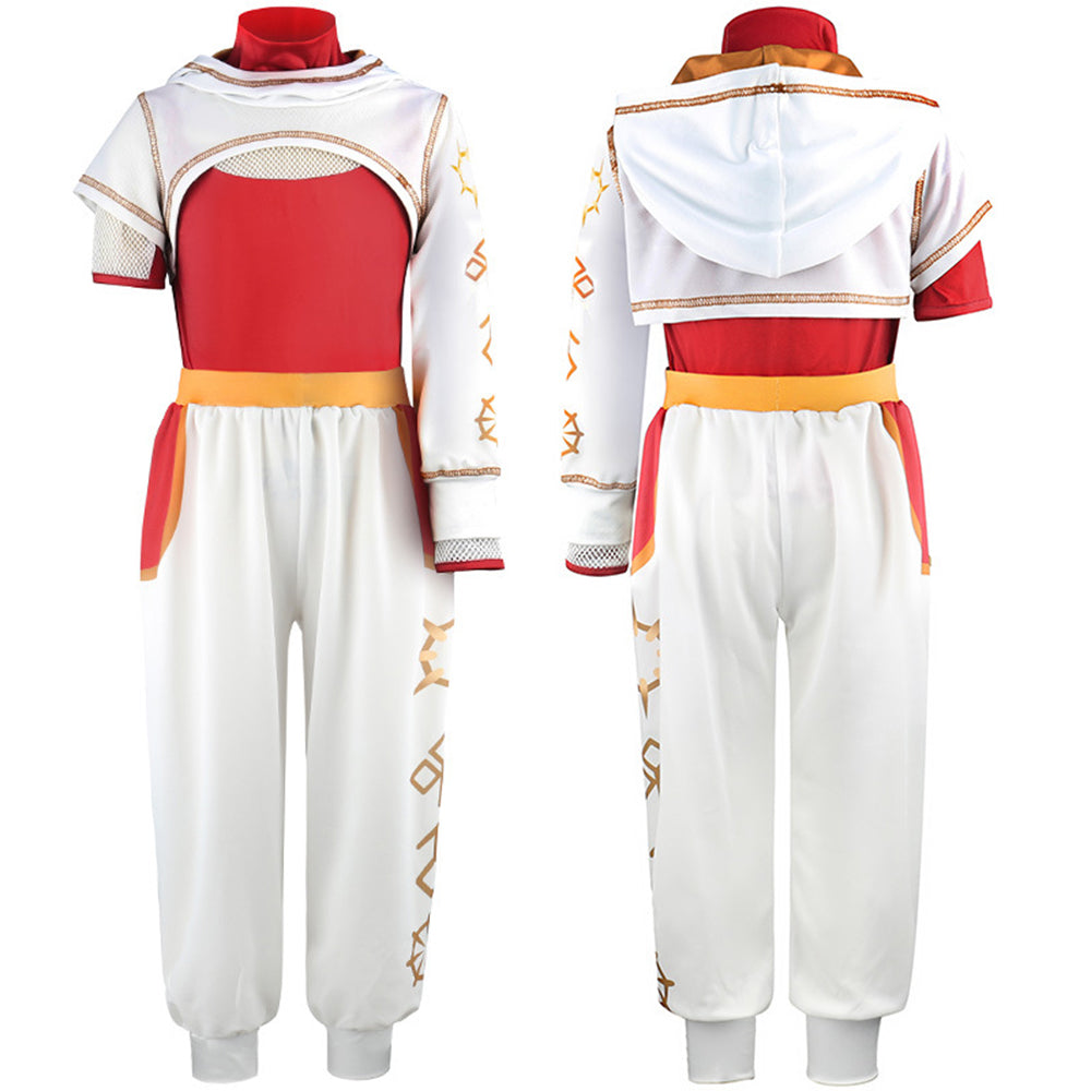 Girl Nova Costume Zombies 4 Cosplay Cheerleade 3PCS Uniform Outfits For Kids Halloween - ZZCOSPLAY