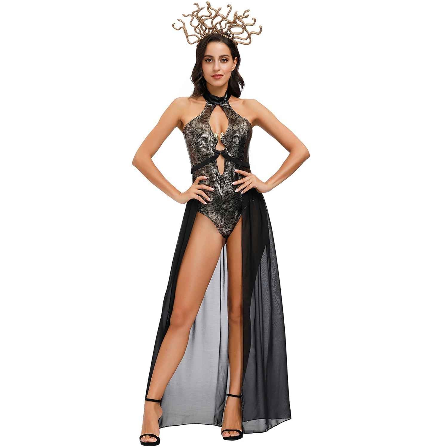 Greek goddess Egyptian Medusa Costume Halloween
