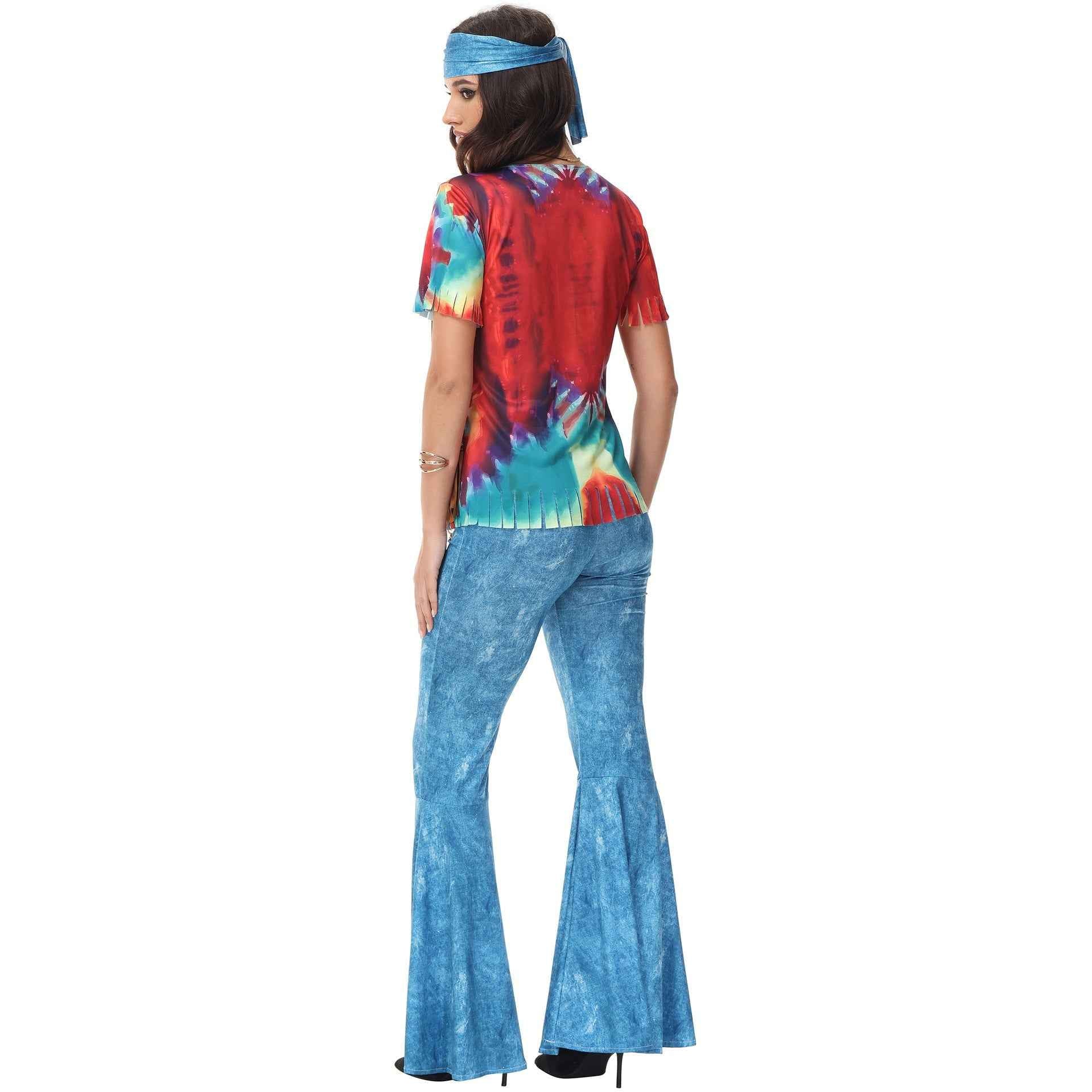 Adult Party Costume 70s 80s Disco Hippie Costume
