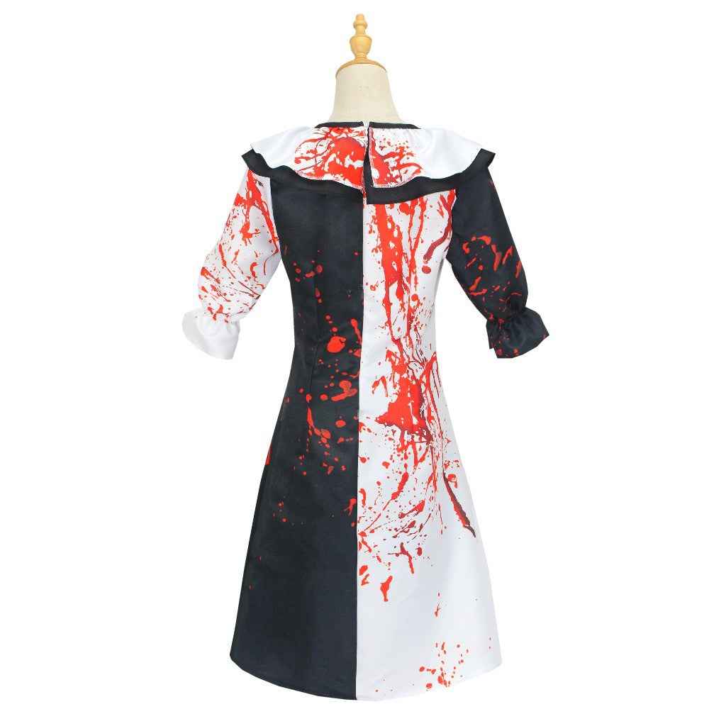 Art The Clown Dress Joker Costume Jumpsuit Halloween Terrifier Cosplay