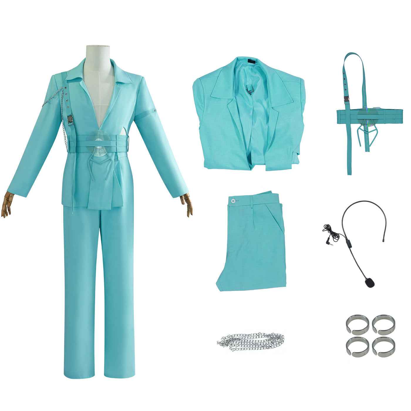 Alien Stage R7 Luka Blink Gone Costume Halloween Party