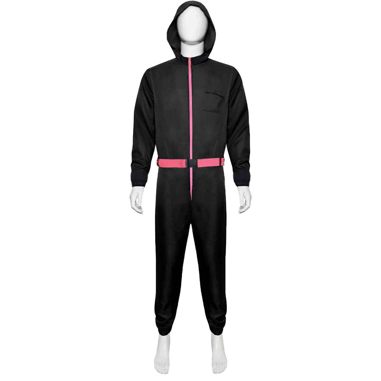 Black Guard Game Costume Squid Adult Halloween