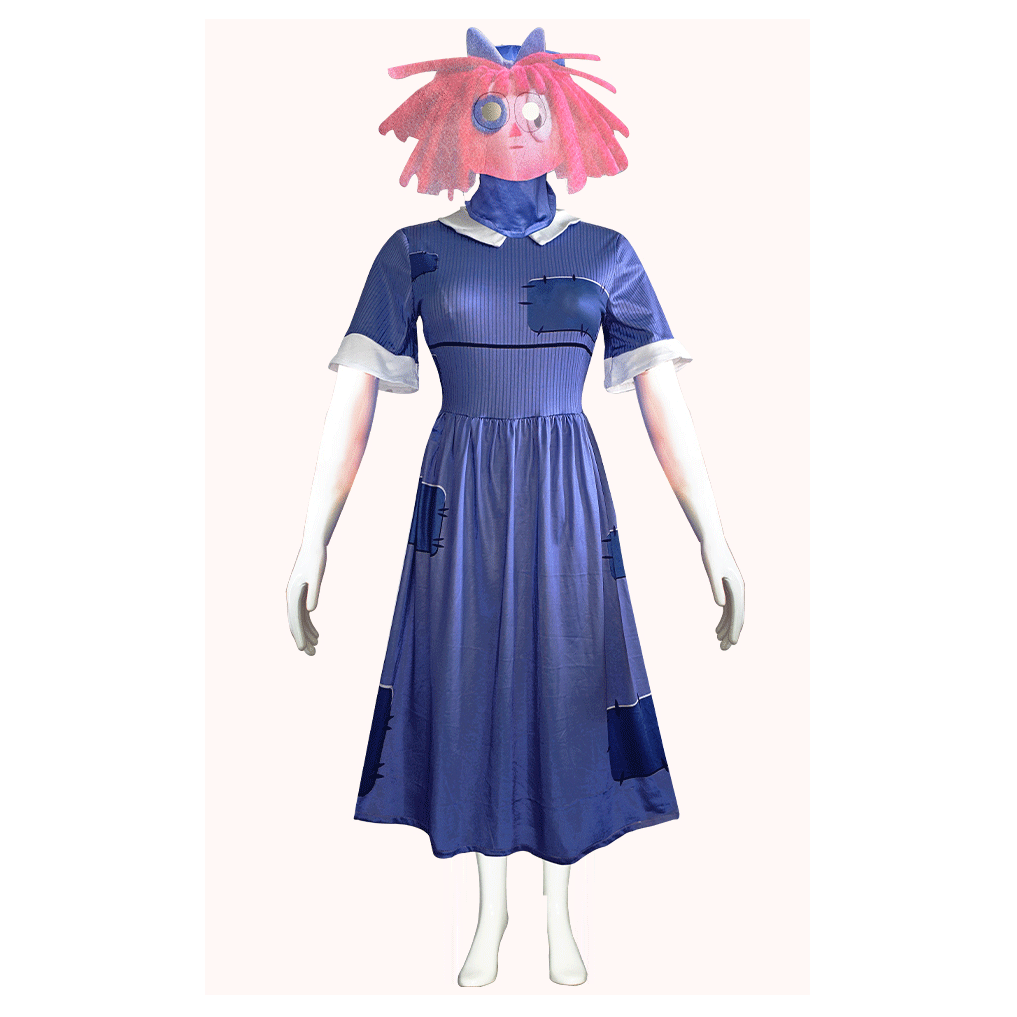 Pomni Dress Costume TADC cosplay Halloween - ZZCOSPLAY