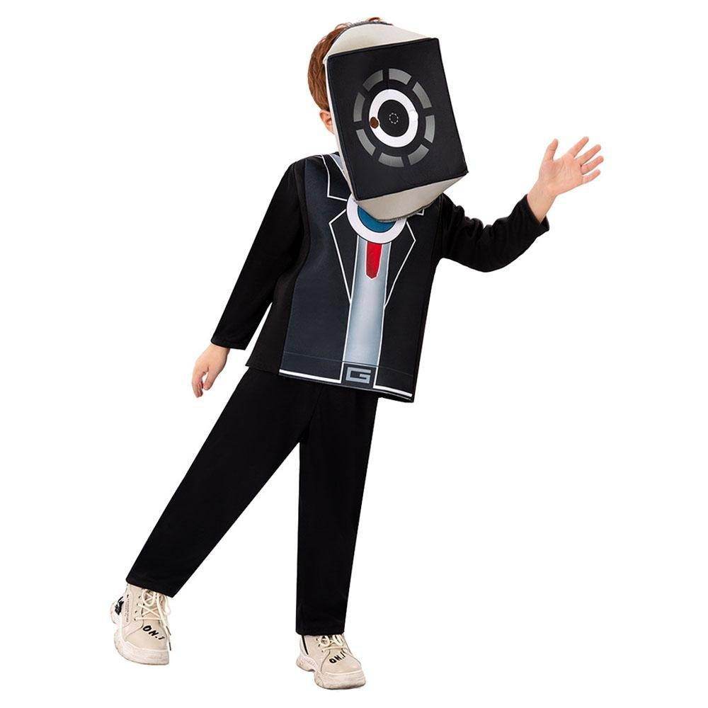 3D Horror Game TV and Toilet Costume Halloween Cosplay Outfit - zzcosplay
