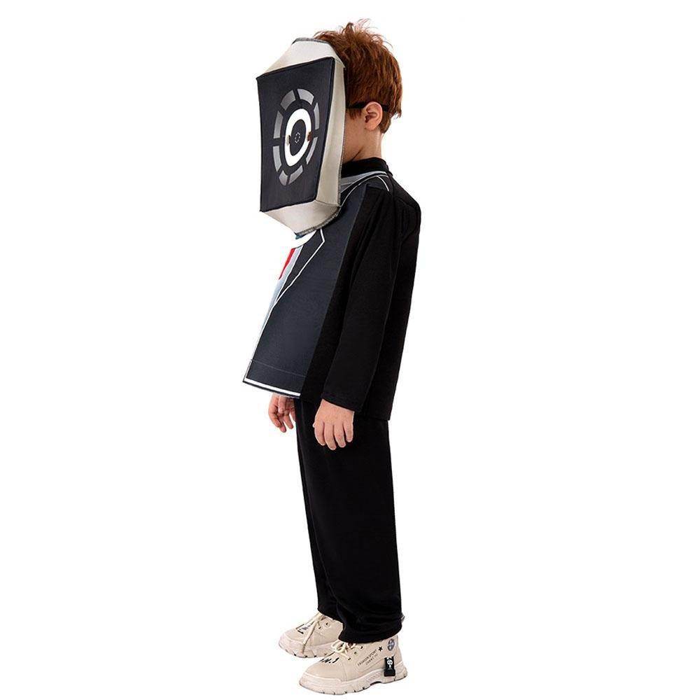 3D Horror Game TV and Toilet Costume Halloween Cosplay Outfit - zzcosplay