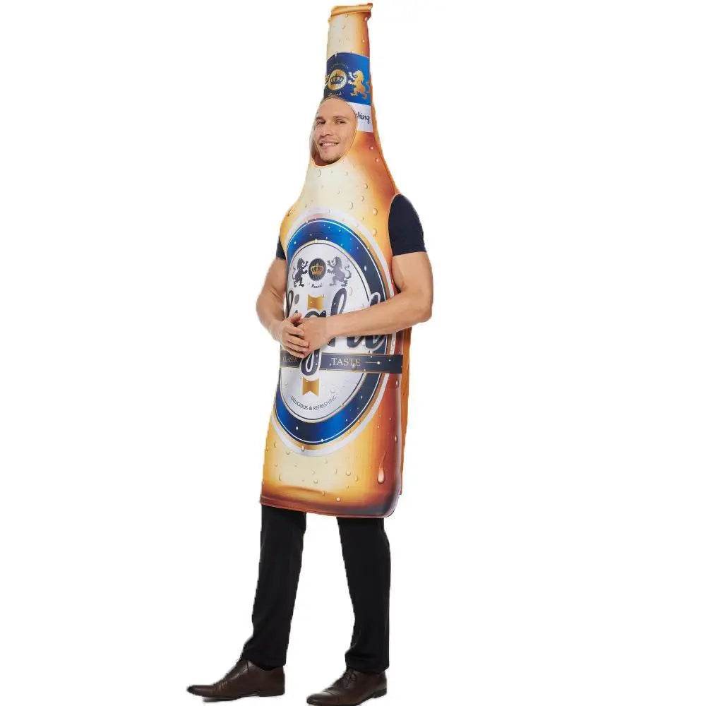 Adult beer bottle Oktoberfest Funny Novelty Halloween Cosplay Costume - zzcosplay