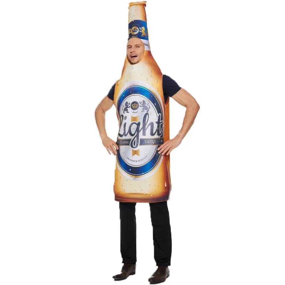 Adult beer bottle Oktoberfest Funny Novelty Halloween Cosplay Costume - zzcosplay