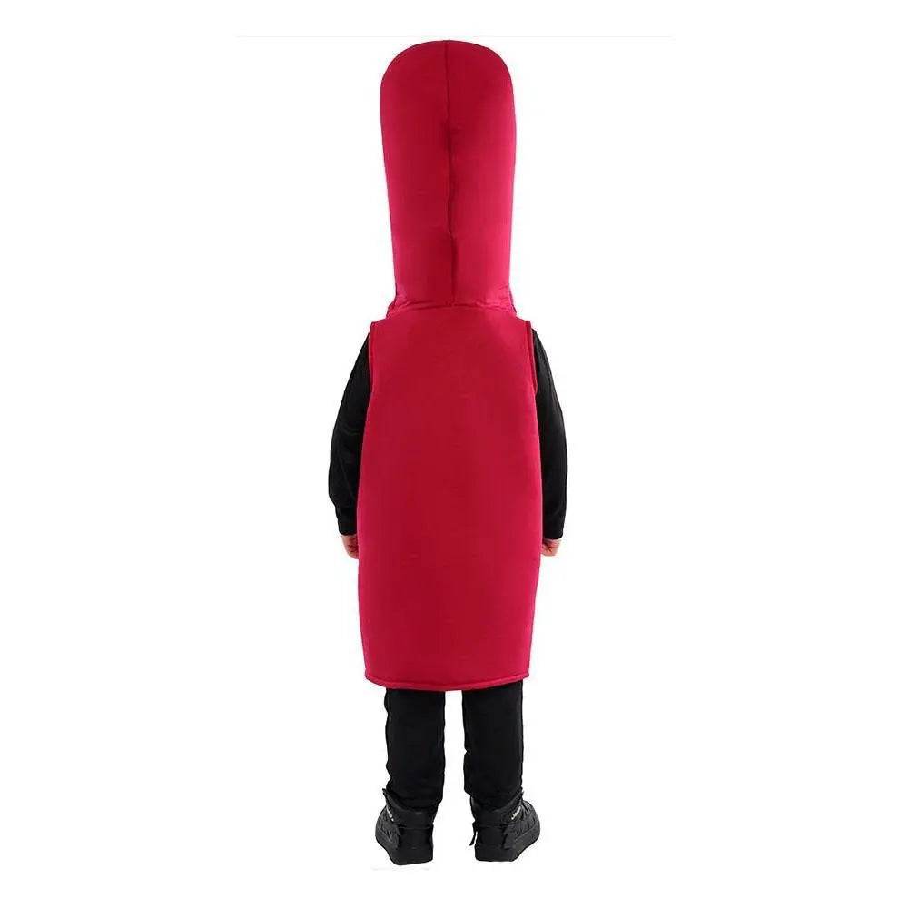 Beer Wine red Bottle Cosplay Costume Children's Day and School Festival Performance Outfit - zzcosplay