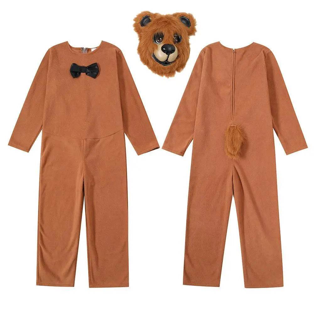 Brown Bear animal furry costume Children's Day Matching Pets Party Halloween - zzcosplay