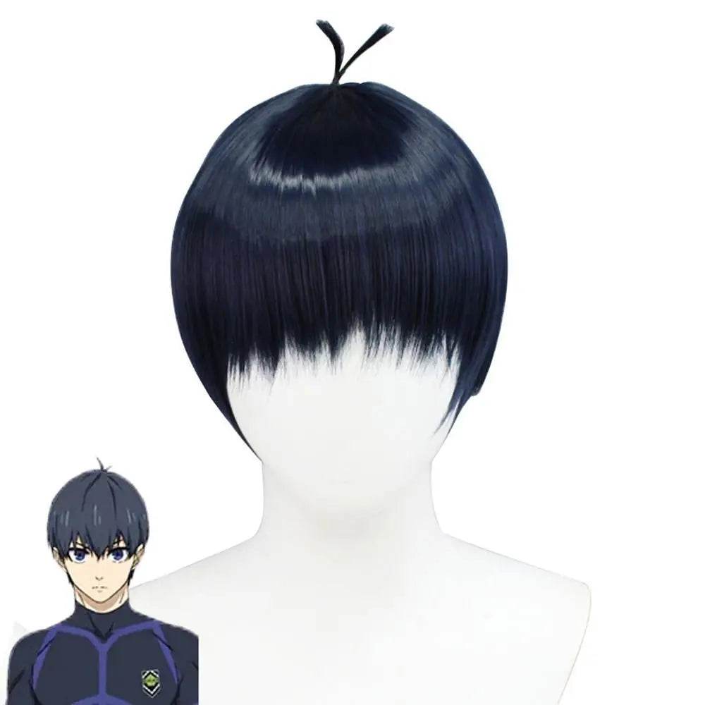 Chigiri Hyoma Cosplay Wig Bachira Meguru Hair Blue Lock costume wigs - zzcosplay