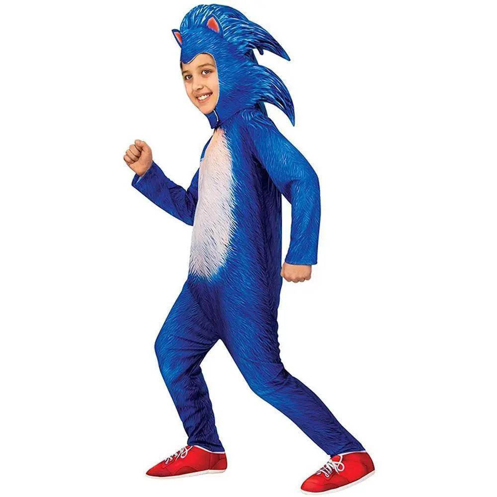 Deluxe Sonic 2 Movie Sonic Costume Kids - zzcosplay
