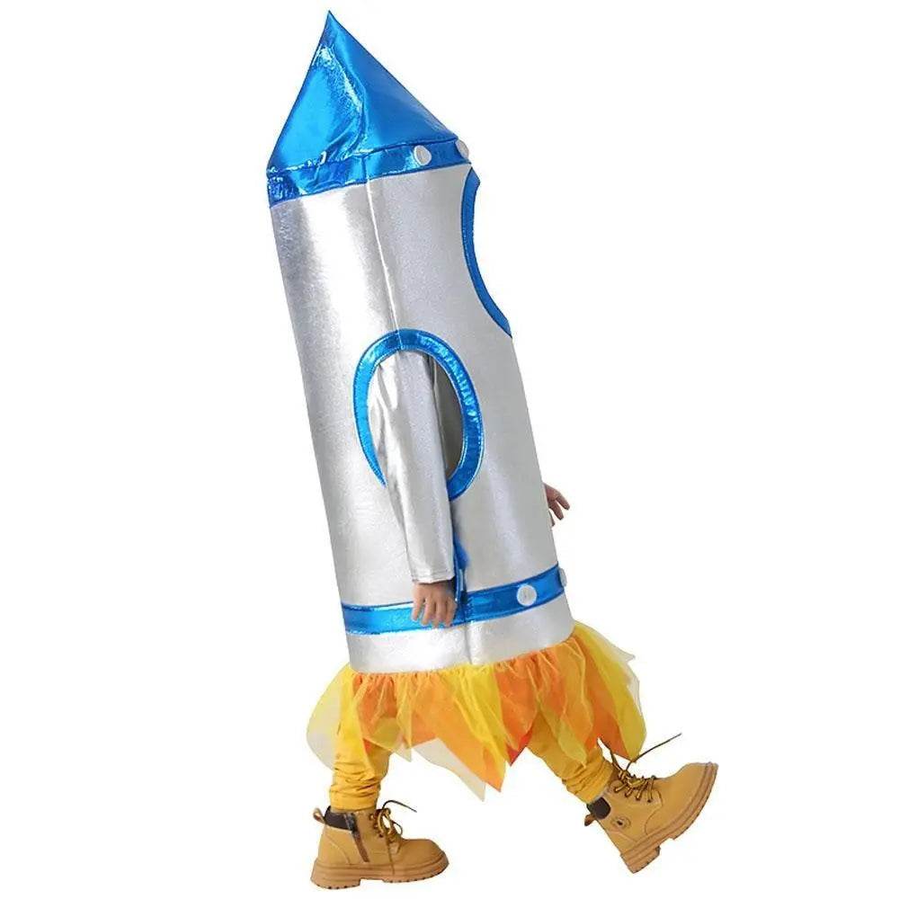 Children's Rocket Astronaut Costume Space Stage Outfit for Kindergarten Performances - zzcosplay