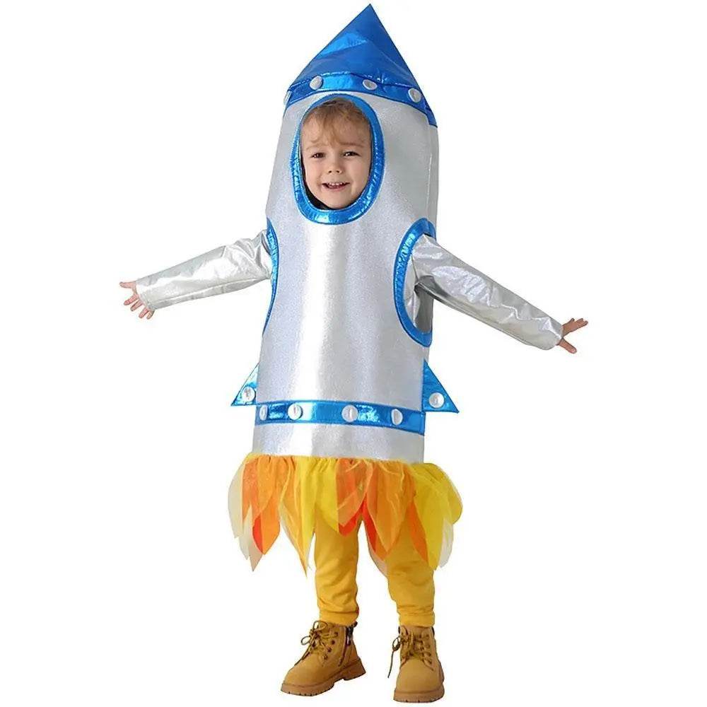 Children's Rocket Astronaut Costume Space Stage Outfit for Kindergarten Performances - zzcosplay