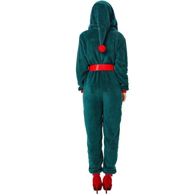 Christmas Family Matching Costume Onesies Hooded Pajamas Jumpsuit - zzcosplay