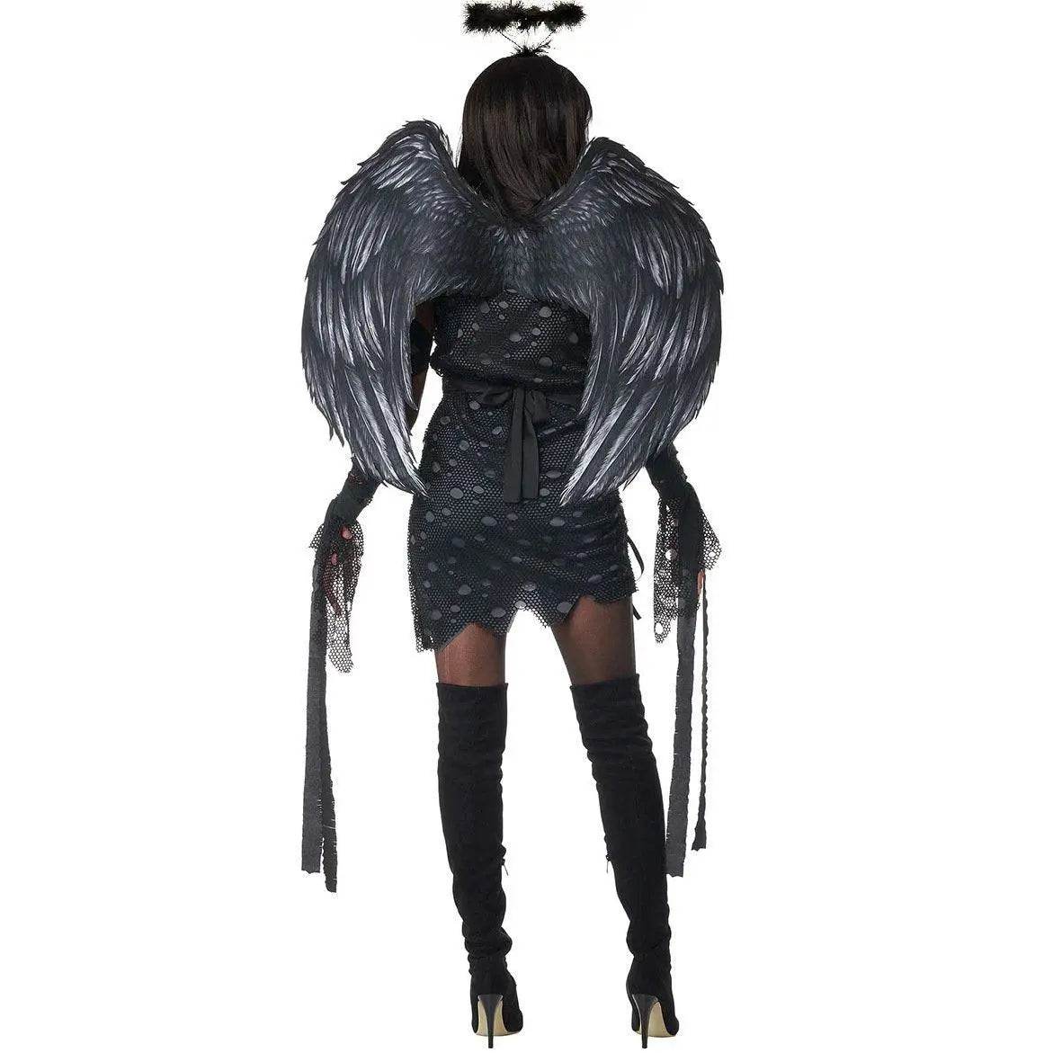 Dark Angel Vampire Costume Halloween Fantasy Cosplay Outfit - zzcosplay