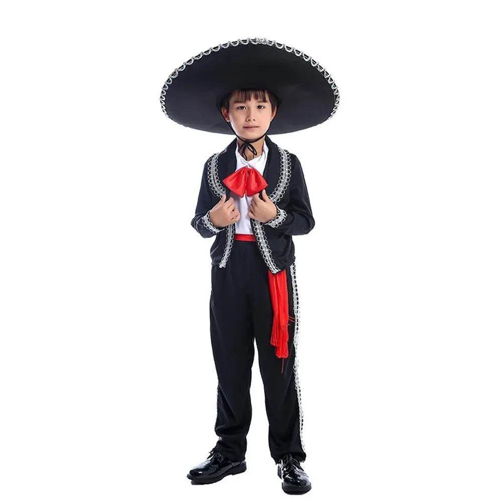Day of the Dead Mariachi Amigo Kids Party Fancy Cosplay Costume - zzcosplay