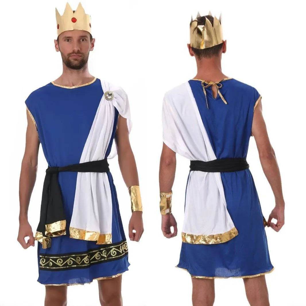 Egyptian King Party Carnival Masquerade Halloween Costumes for Adult - zzcosplay