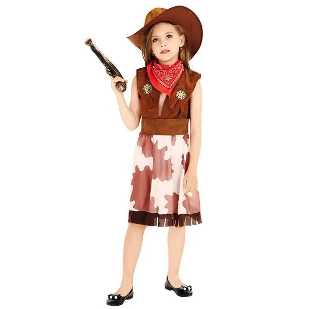Family Matching West Cowboy Costumes outfit classic wild fancy dress western - zzcosplay