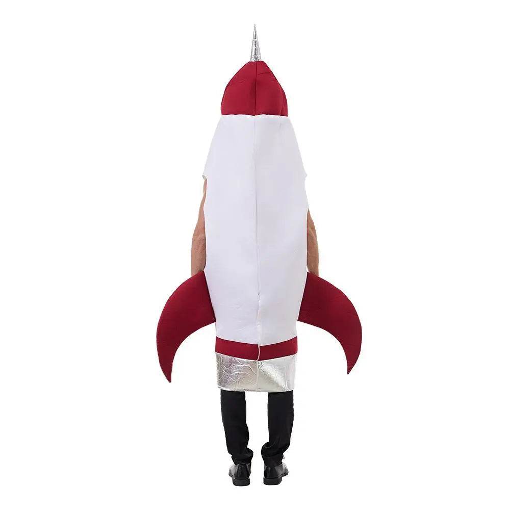 Fancy Dress Space Rocket Inflatable Costume Jumpsuit for Adults Outfit Halloween - zzcosplay