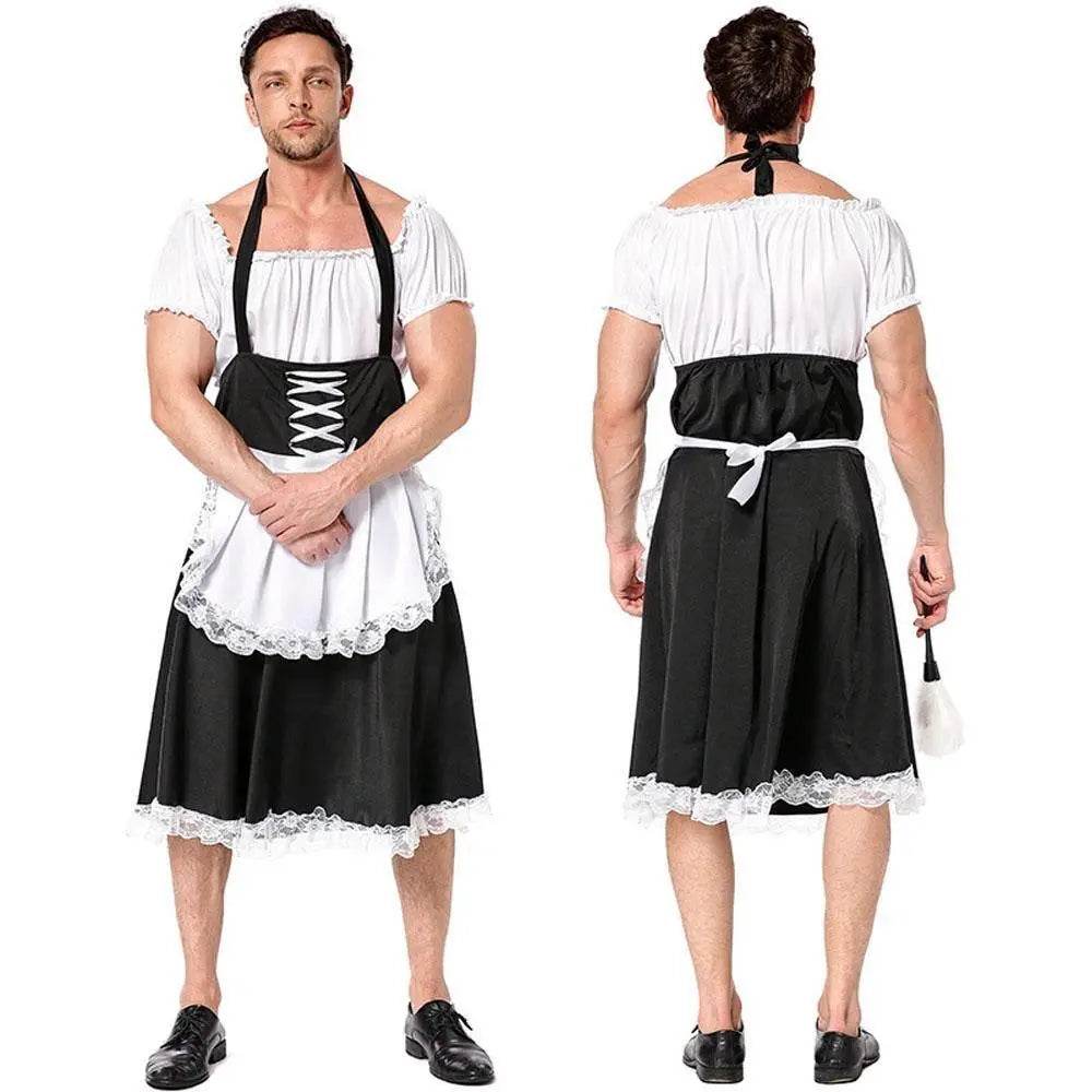 Fever Flirty French Women Man Maid Costume - zzcosplay