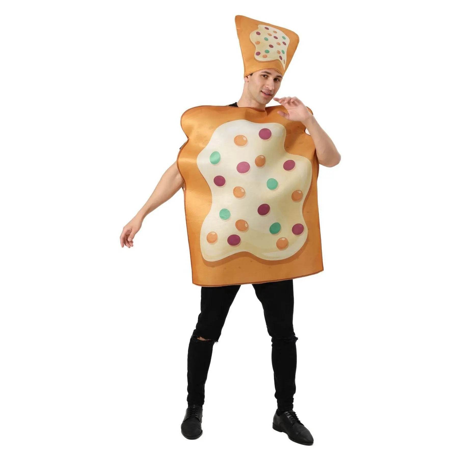 Food Egg bread Costume Halloween Outfits Party Carnival Cosplay - zzcosplay