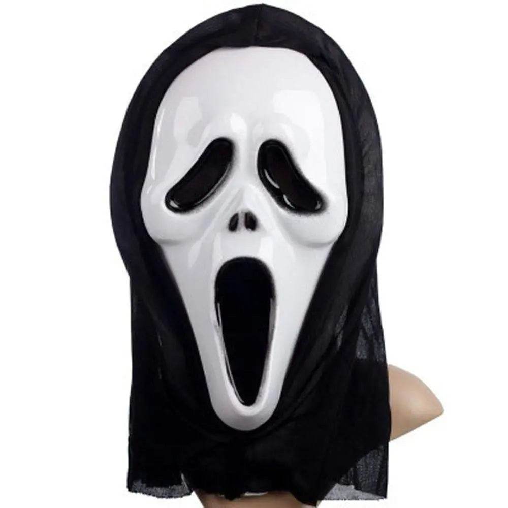 Ghost Face Bleeding Scream Zombie Cosplay Costume Halloween Party Outfit Dress Up For Adult Kids - zzcosplay