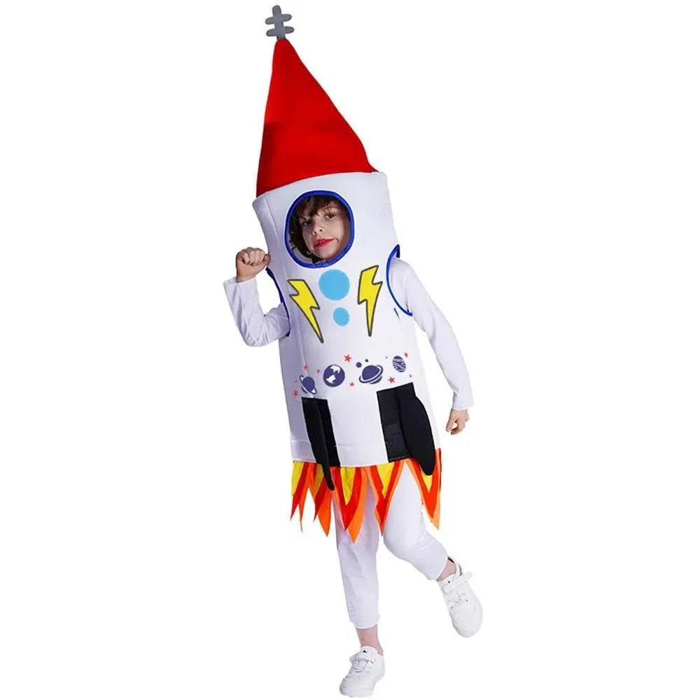 Halloween Boy's Costumes Rocket Stage Performance Jumpsuit Cosplay Costume - zzcosplay