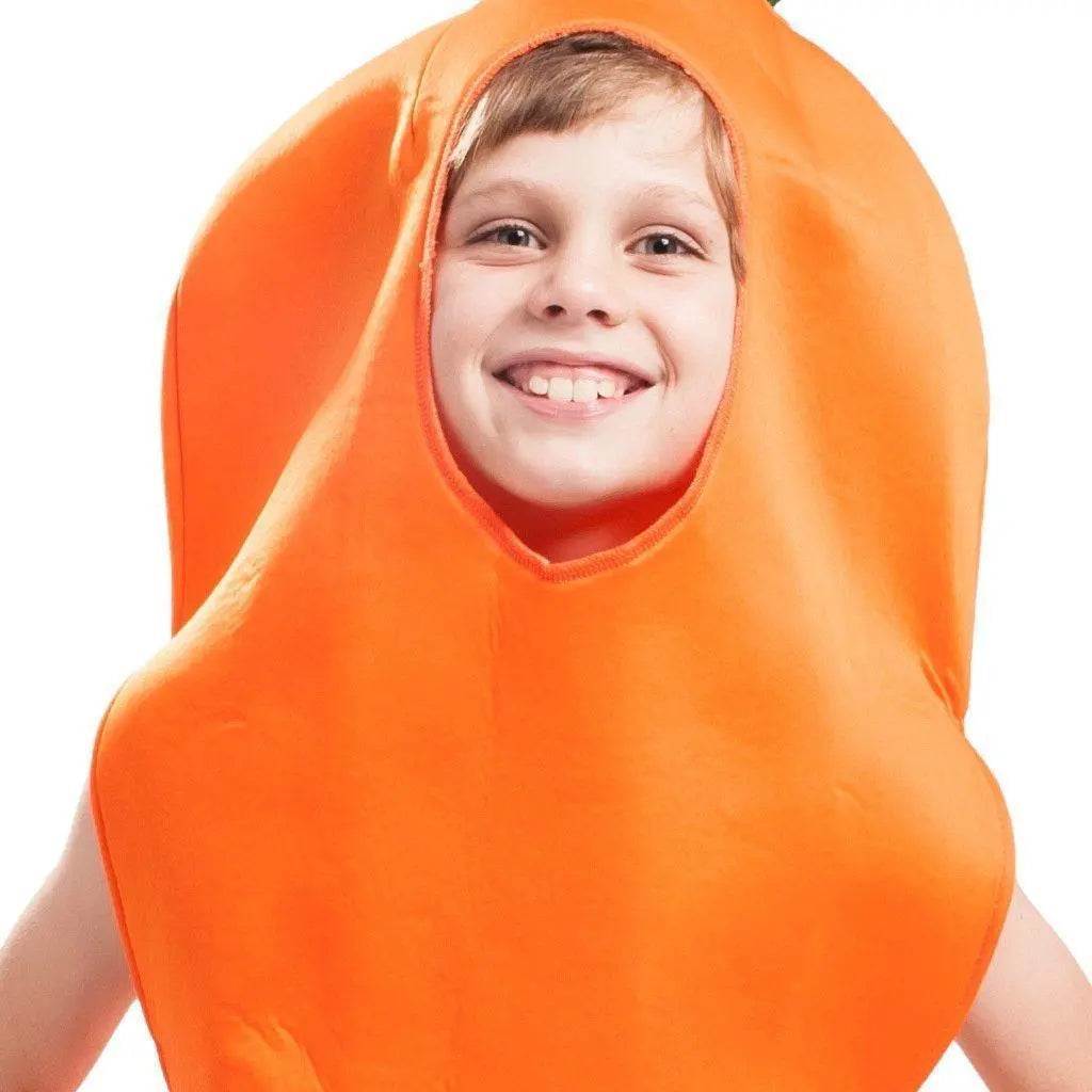 Halloween Carrot Carnival Vegetable Cosplay Christmas Costume for Kids - zzcosplay