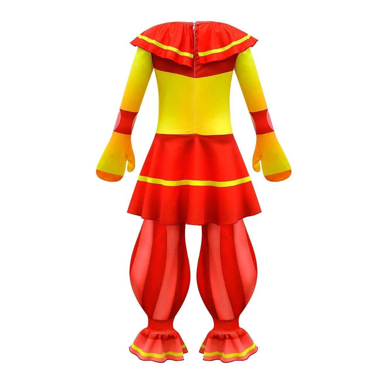 Halloween Clown Cosplay Costumes Jumpsuit Sun Moon Performance Romper For Kids - zzcosplay
