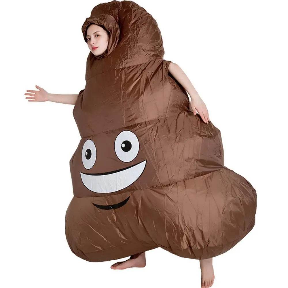 Halloween Emoji Poop Inflatable Party Stage Performance Cosplay Costume - zzcosplay