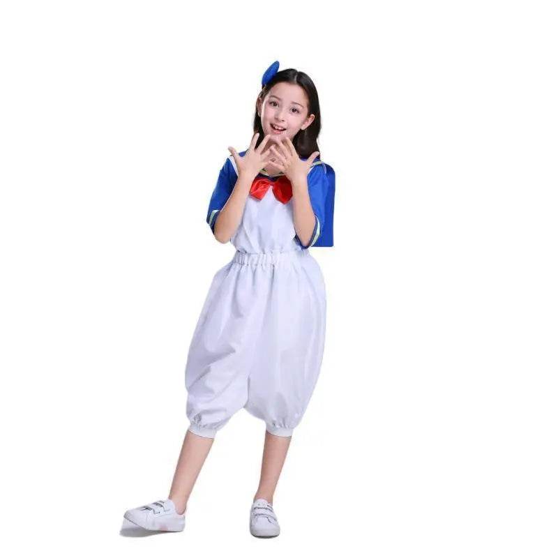Halloween Sailor Suit Donald Duck Matching Family Cosplay Costume - zzcosplay